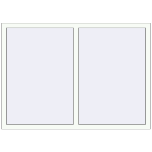 Buy Tilt-and-Turn 1600x1100 mm REHAU OPTIMUM EURO-DESIGN 70 RAL 9016 Traffic white two-sided