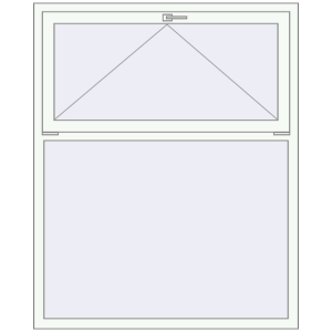 Buy Tilt-and-Turn 1300x1600 mm REHAU ENERGY-SAVING SYNEGO MD RAL 9016 Traffic white two-sided
