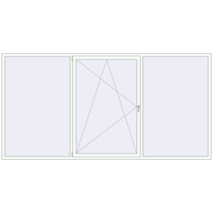 Buy Tilt-and-Turn 3560x1800 mm KORSA ENERGY-SAVING REHAU SYNEGO MD