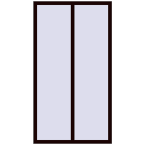 Buy Tilt-and-Turn 1100x2000 mm REHAU ENERGY-SAVING SYNEGO MD CHOCOLATE_BROWN two-sided
