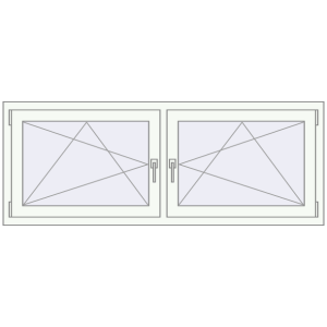 Zamów teraz Okna skrzydłowe 1680x635 mm REHAU ENERGY-SAVING SYNEGO MD RAL 9016 Traffic white dwustronny