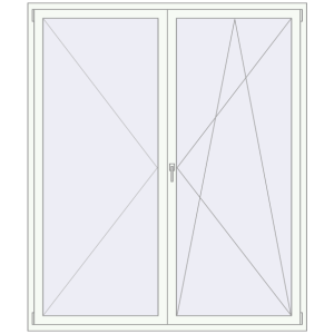 Buy Tilt-and-Turn 1840x2160 mm KORSA OPTIMUM REHAU EURO 70
