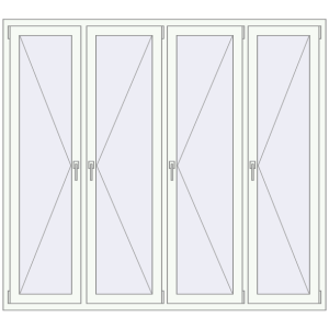 Buy Tilt-and-Turn 2000x1800 mm KORSA BRILLANT DESIGN