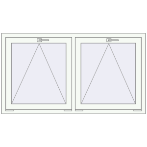 Zamów teraz Okna skrzydłowe 1460x815 mm REHAU OPTIMUM EURO-DESIGN 70 RAL 9016 Traffic white dwustronny