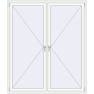 Buy Tilt-and-Turn 1700x2000 mm REHAU OPTIMUM EURO-DESIGN 70 GOLDEN OAK external