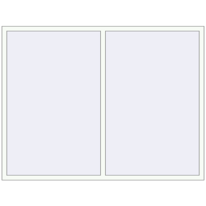 Buy Tilt-and-Turn 2100x1600 mm REHAU OPTIMUM EURO-DESIGN 70 RAL 9016 Traffic white two-sided