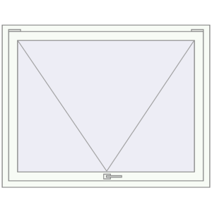 Buy Tilt-and-Turn 1350x1055 mm REHAU OPTIMUM EURO-DESIGN 70 RAL 9016 Traffic white two-sided