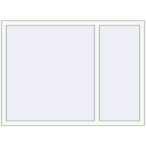 Buy Tilt-and-Turn 1500x1100 mm REHAU OPTIMUM EURO-DESIGN 70 RAL 9016 Traffic white two-sided