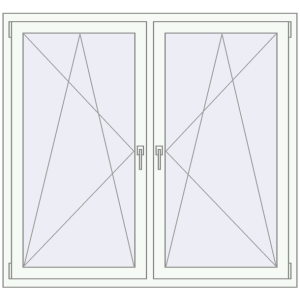 Buy Tilt-and-Turn 1460x1370 mm KORSA BRILLANT DESIGN