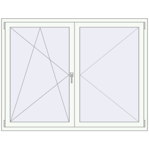 Buy Tilt-and-Turn 1720x1305 mm KORSA ENERGY-SAVING REHAU SYNEGO MD