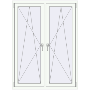 Zamów teraz Okna skrzydłowe 1155x1565 mm REHAU ENERGY-SAVING SYNEGO MD RAL 9016 Traffic white dwustronny