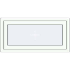 Buy Tilt-and-Turn 1000x500 mm REHAU OPTIMUM EURO-DESIGN 70 RAL 9016 Traffic white two-sided