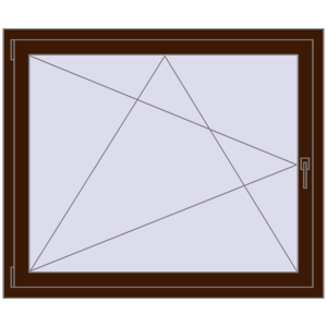 Zamów teraz Okna skrzydłowe 1250x1050 mm CLASICTHERM 70 MAHAGON_SAPELI dwustronny