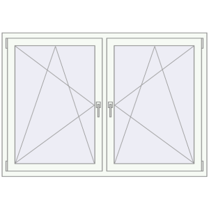 Zamów teraz Okna skrzydłowe 1575x1115 mm REHAU ENERGY-SAVING SYNEGO MD ANTHRACITE_GREY_STRUKTURAL zewnętrzny