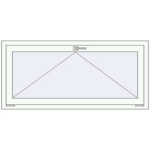 Zamów teraz Okna skrzydłowe 1400x600 mm REHAU OPTIMUM EURO-DESIGN 70 BLACK_BROWN zewnętrzny