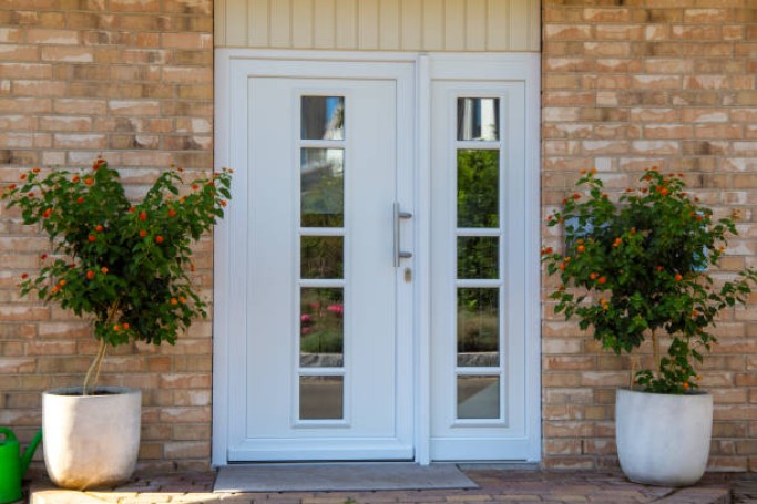 Aluminum doors