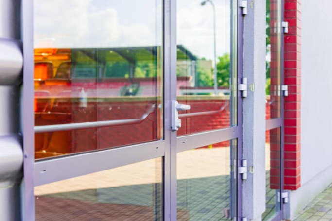 Aluminum doors