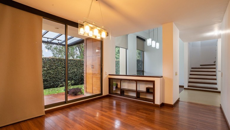 Sliding doors to the terrace in a private house