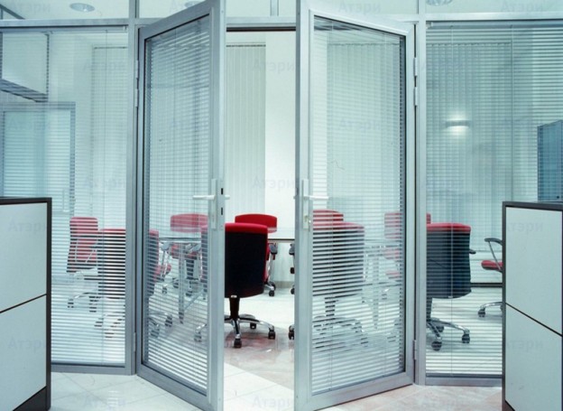 Aluminum doors