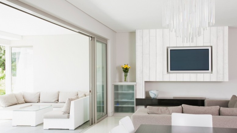 Sliding doors to the terrace
