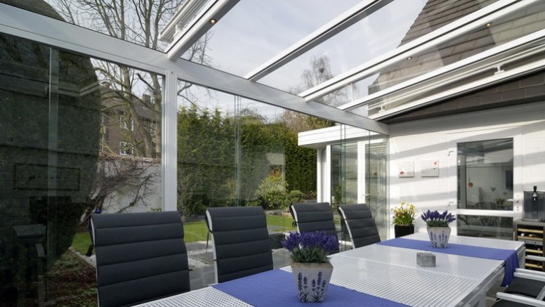 Glazing of the terrace