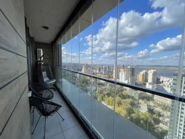 Glass sliding doors