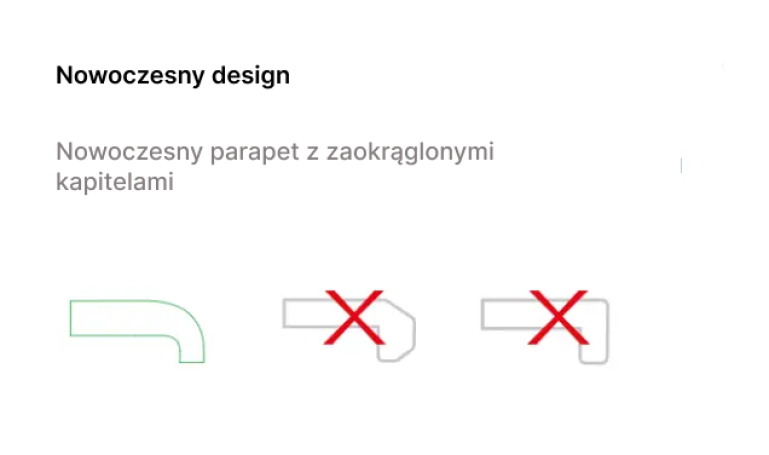 Parapety Sauberg