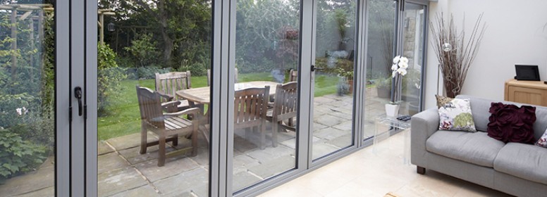 Aluminum doors