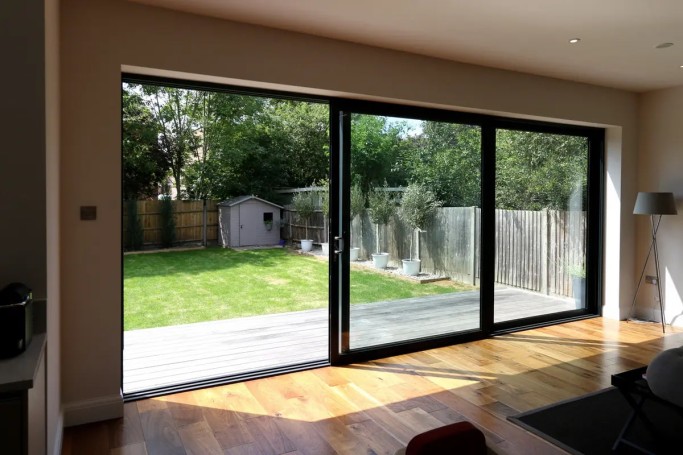 Aluminum sliding doors