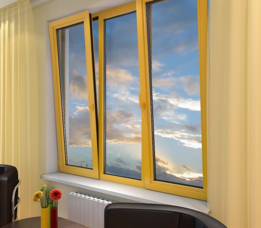Aluminum windows