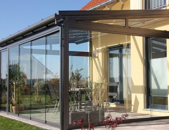Frameless glazing