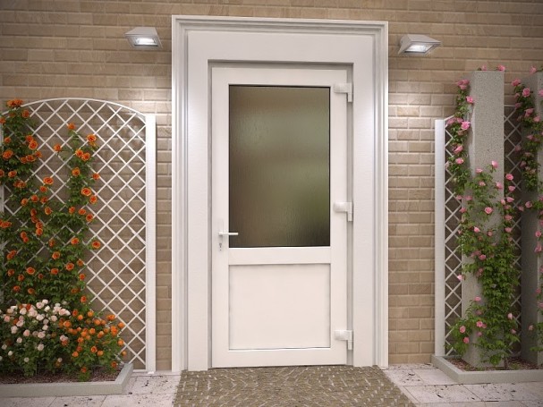 plastic door