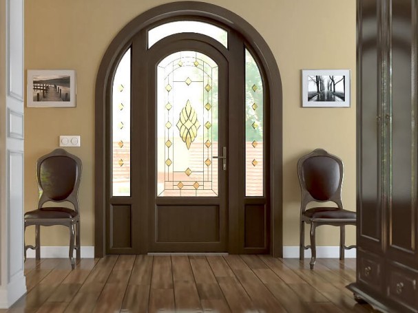Plastic entrance doors