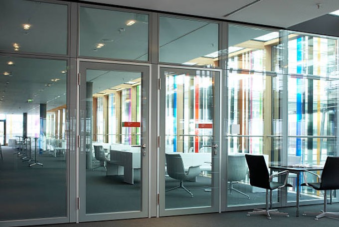 Aluminum doors