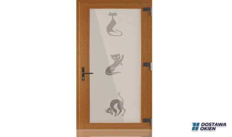 Partial sandblasting