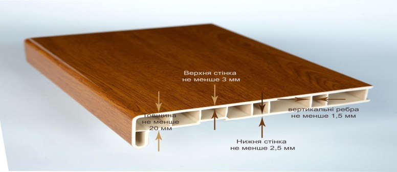 Crystalit window sills