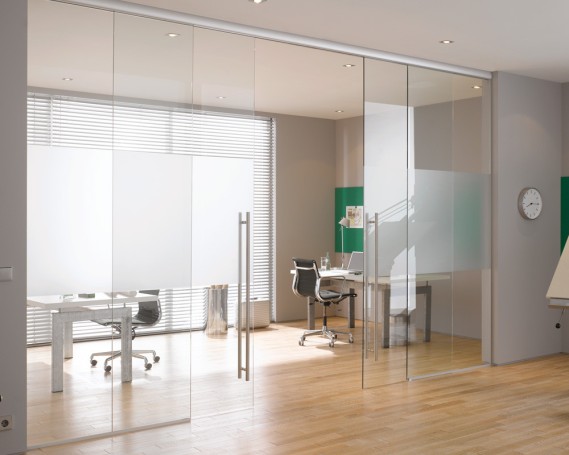 Sliding partition walls