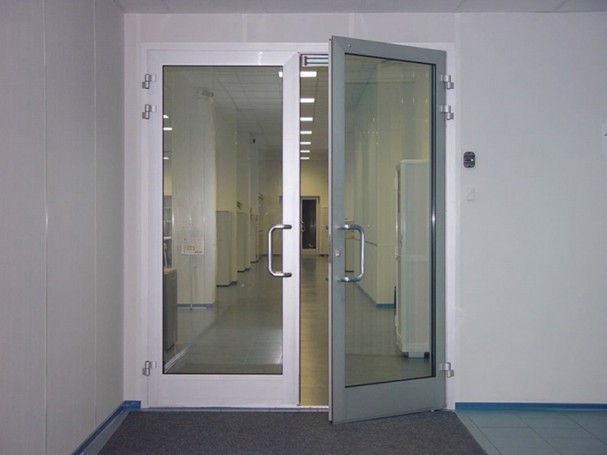 Aluminum doors