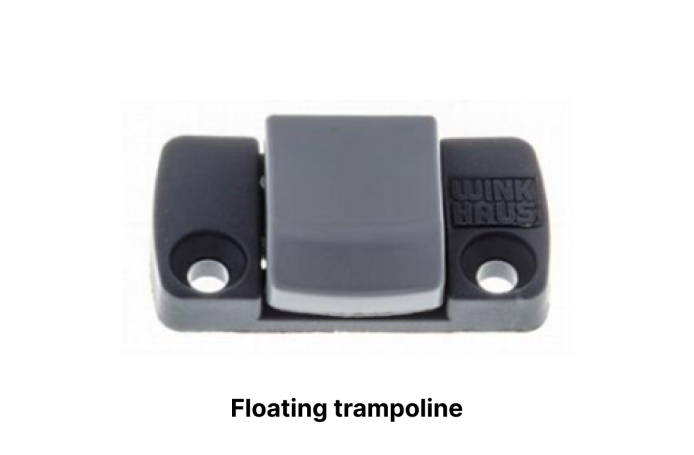 Floating trampoline