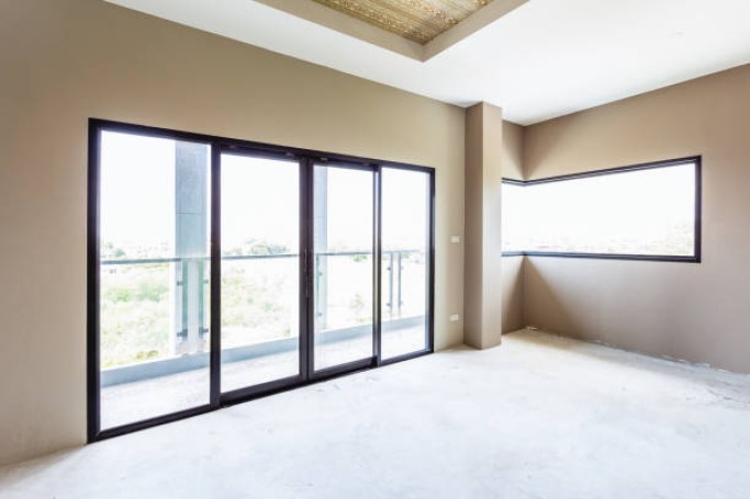 Aluminum doors