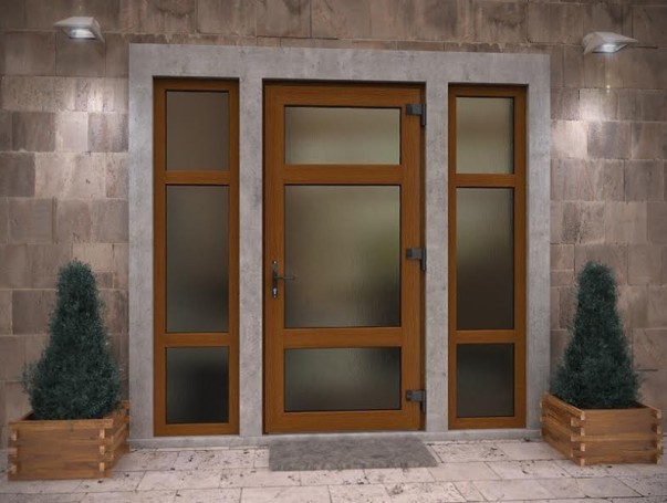 plastic door