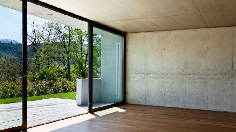 Aluminum sliding terrace doors