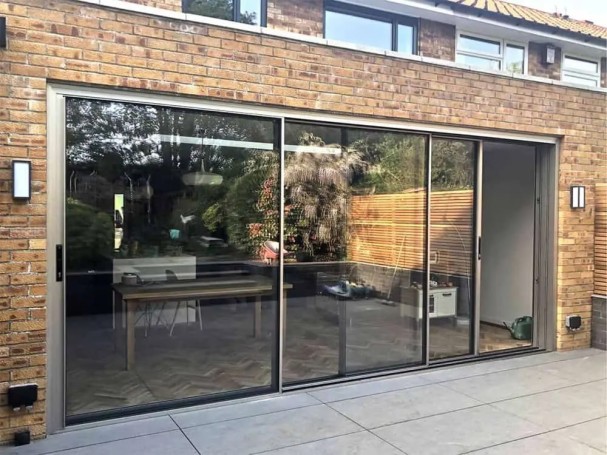 Aluminum sliding doors