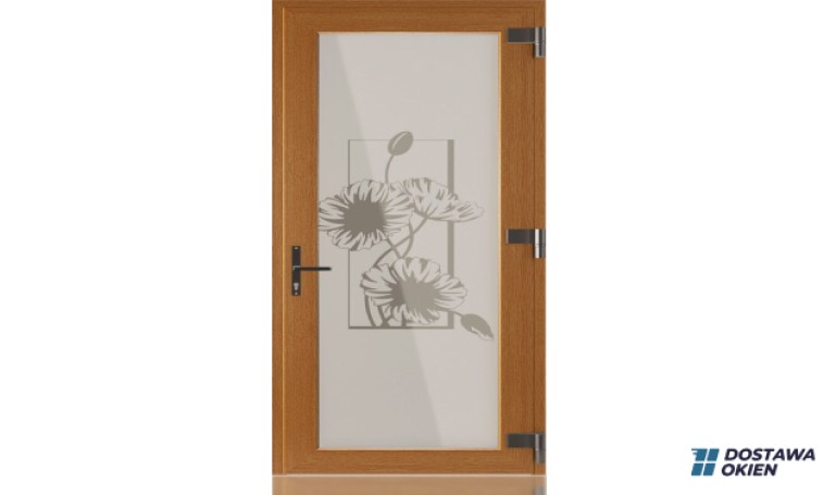 Partial sandblasting