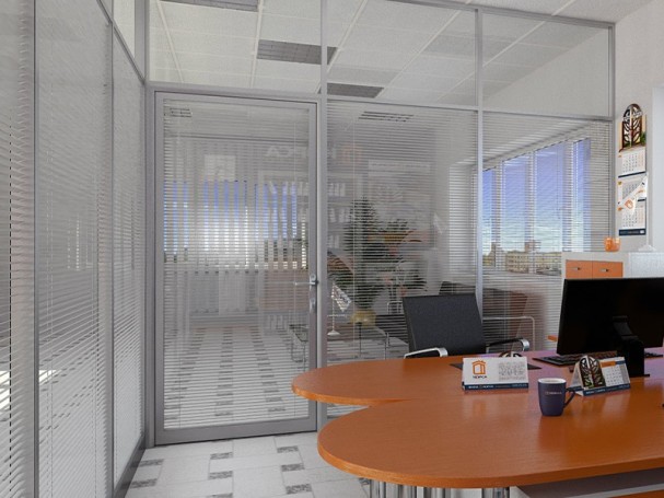 Aluminum doors