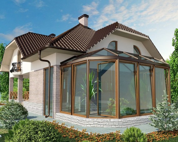 Glass terrace