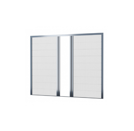 Sliding pleated mosquito net