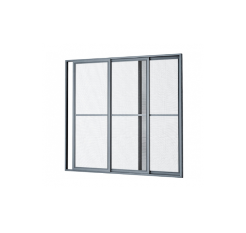 Sliding pleated mosquito net