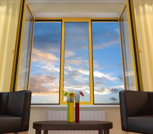 Aluminum windows