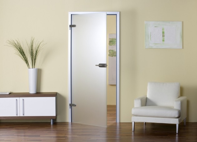Interior glass doors